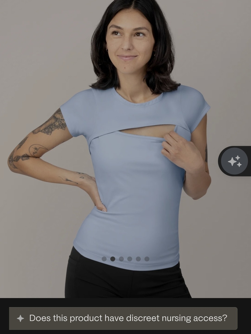 Kindred Bravely Active Cut Out Nursing Top